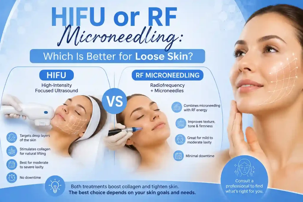 Lost the Weight but Not the Loose Skin? What You Should Know 2 HIFU or RF Microneedling: Which Is Better for Loose Skin Chippenham?